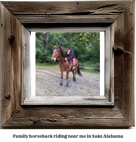 family horseback riding near me in Saks, Alabama